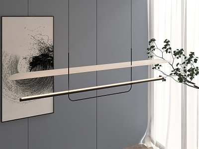 现代时尚吊灯3D模型下载